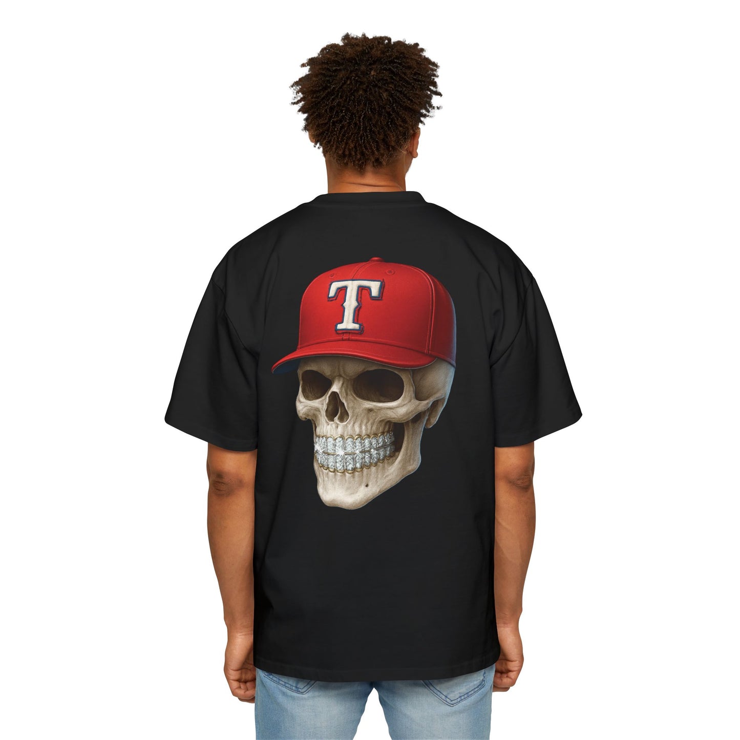 Southside Outlaw "RED-FKN TX RANGERS" Tee (OVERSIZED)