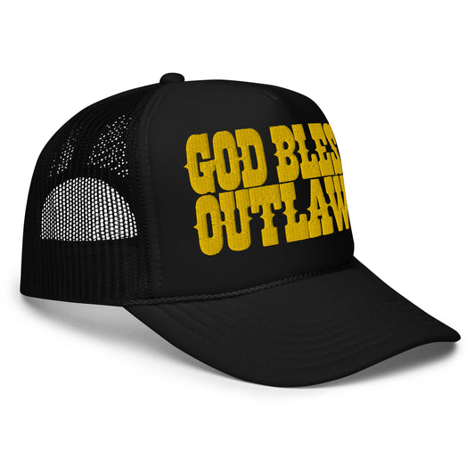 "God Bless Outlaws" Trucker